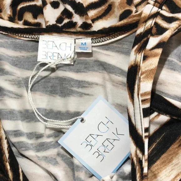 BEACH BREAK Animal Print Romper - Picture 6 of 8